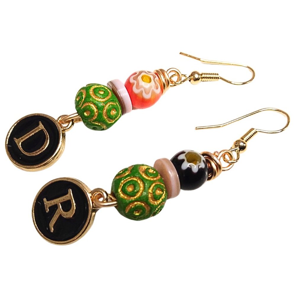 Bohemian Letter Dangle Earrings